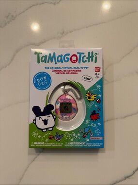 Tamagotchi Gen 2 Virtual Pet - Pink & Rainbow